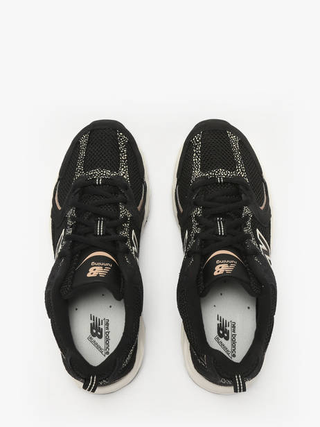 Sneakers Uit Leder New balance Zwart boy U530CRB ander zicht 3